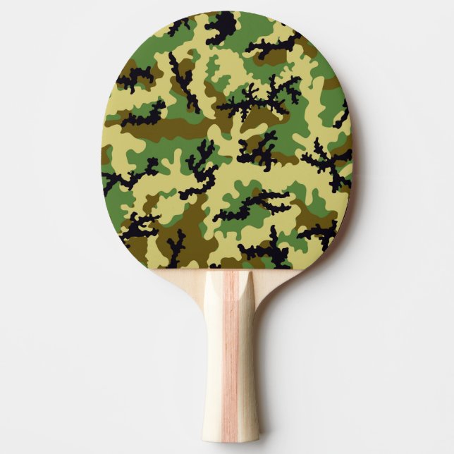 Raquete De Tênis De Mesa Camuflagem florestal (Frente)