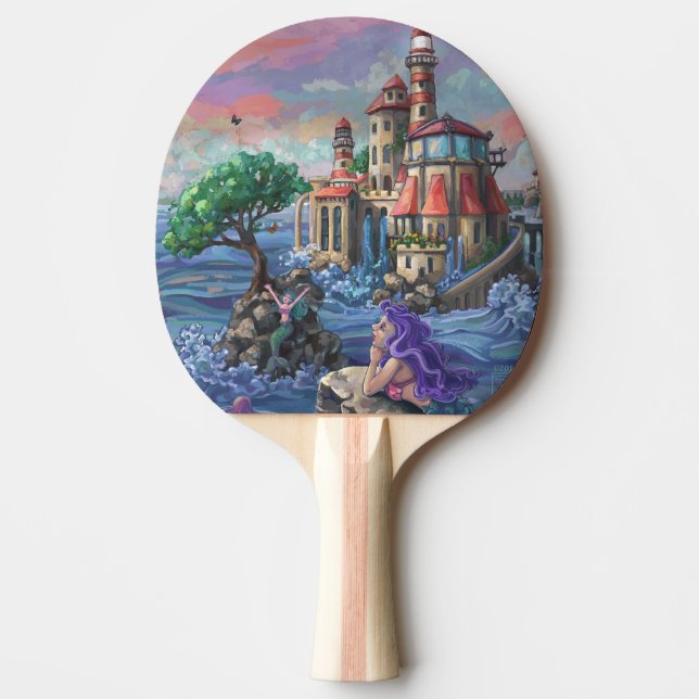 Raquete De Tênis De Mesa Castelo de Sereia (Frente)