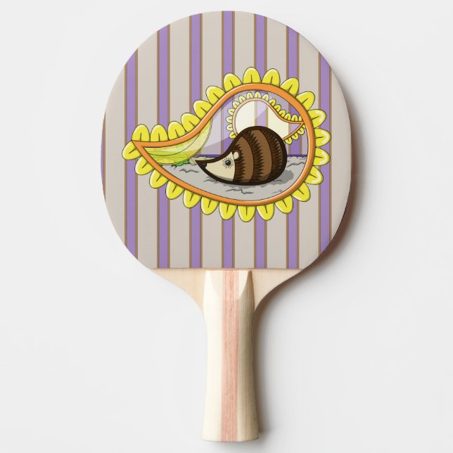 Raquete De Tênis De Mesa Chrissy, Hedgehog Ping Pong Paddle (Frente)