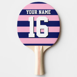Raquete De Tênis De Mesa Cot Candy Pink Marinho Blue Team Jersey Preppy Str