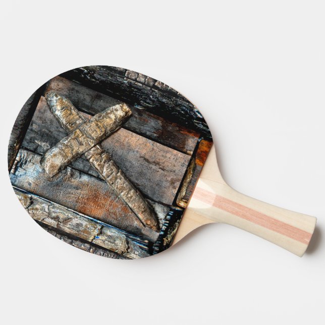 Raquete De Tênis De Mesa Cruz de Força (Lateral)