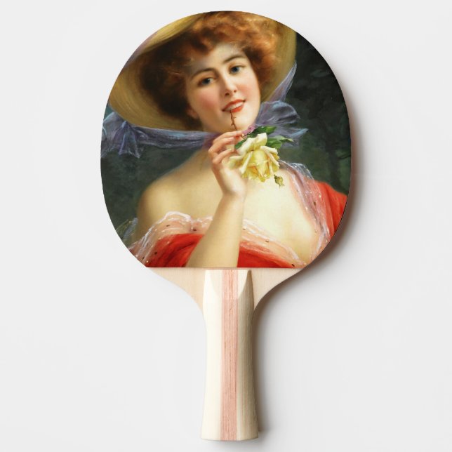 Raquete De Tênis De Mesa Dama de Falno Vermelho (Frente)