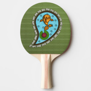 Raquete De Tênis De Mesa Dimensiona o Ping Pong Pong Ping Paddle Goldfish