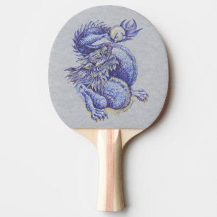 Raquete De Tênis De Mesa Dragão Azul