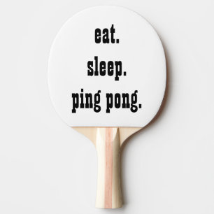 Raquete De Tênis De Mesa Engraçado comer pingue-pongue