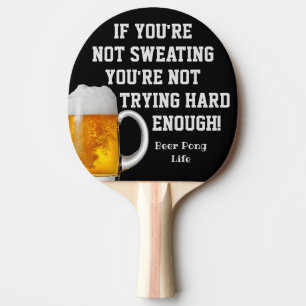 Raquete De Tênis De Mesa Engraçado Smack a pá de Pong do sibilo da cervej
