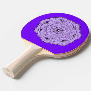 Raquete De Tênis De Mesa Escolha seu próprio Crochet Colorido Lacy