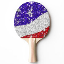 Esportes - Ping Pong Paddle Americano - Bandeira