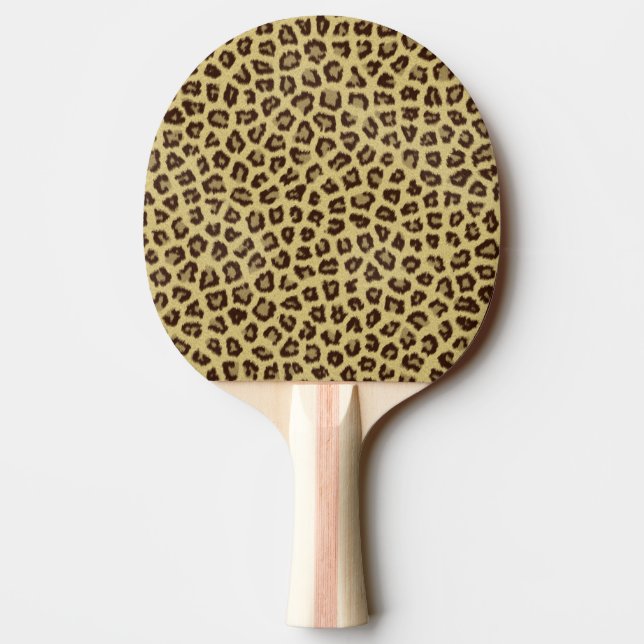 Raquete De Tênis De Mesa Estampa de leopardo / guepardo (Verso)