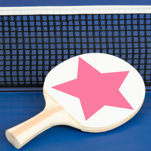 Raquete De Tênis De Mesa Estrela Rosa Grande