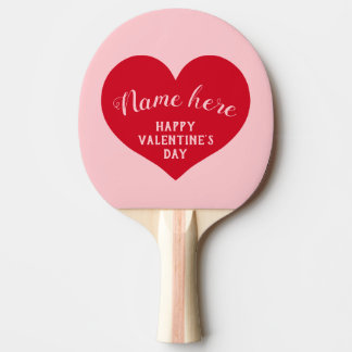 Raquete De Tênis De Mesa Feliz nome do dia dos namorados