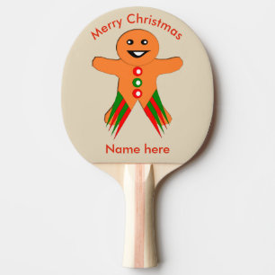 Raquete De Tênis De Mesa Festa de Natal Ping Pong Pong Paddle