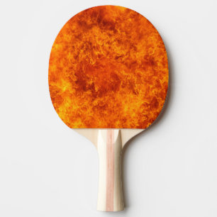 Raquete De Tênis De Mesa Fogo flamejante quente