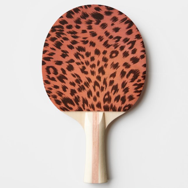 RAQUETE DE TÊNIS DE MESA IMPRESSÃO ANIMAL DE TINTA (Frente)