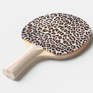 Raquete De Tênis De Mesa Impressão de Chocolate Leopardo