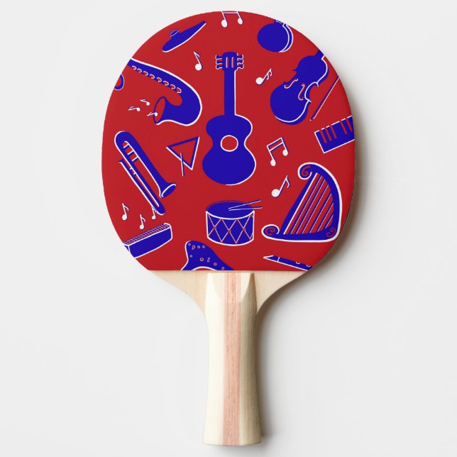 Raquete De Tênis De Mesa Instrumentos Musicais (Frente)