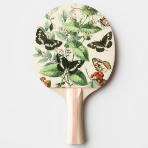 Raquete De Tênis De Mesa Jardim das borboletas e das flores