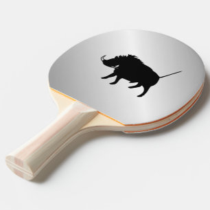 Raquete De Tênis De Mesa Javali Prata