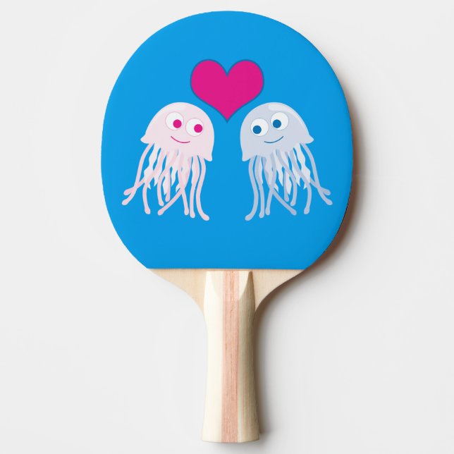 Raquete De Tênis De Mesa Jellyfish Love (Frente)