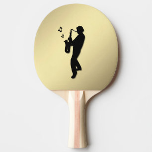 Raquete De Tênis De Mesa Jogador saxofone