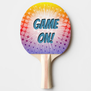 Raquete De Tênis De Mesa Jogo Roxo Super Hero Pop!