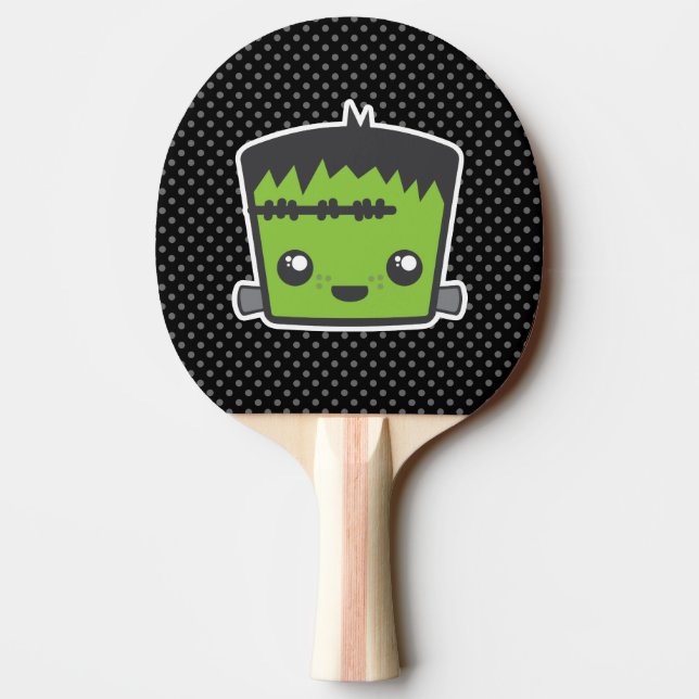 Raquete De Tênis De Mesa Kawaii Frankenstein Ping Pong Paddle (Verso)