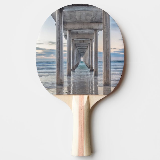 Raquete De Tênis De Mesa La Jolla, Pier de Scripps (Frente)