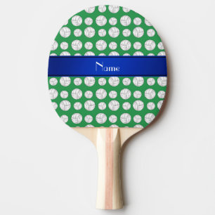 Raquete De Tênis De Mesa Listra azul personalizada do voleibol verde
