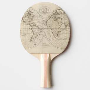 Raquete De Tênis De Mesa Mapa do mundo 2