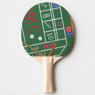 Raquete De Tênis De Mesa Mesa de casino com calça e dispositivo