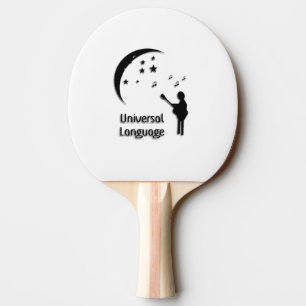 Raquete De Tênis De Mesa Música na Língua Universal
