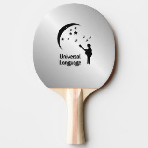 Raquete De Tênis De Mesa Música na Língua Universal
