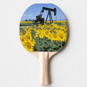 Raquete De Tênis De Mesa Na, EUA, Colorado, Girassóis, Torre de Perfuração