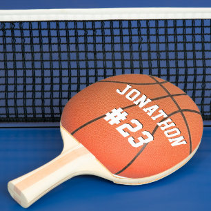 Raquete De Tênis De Mesa Nome Personalizado e Basquete de Números