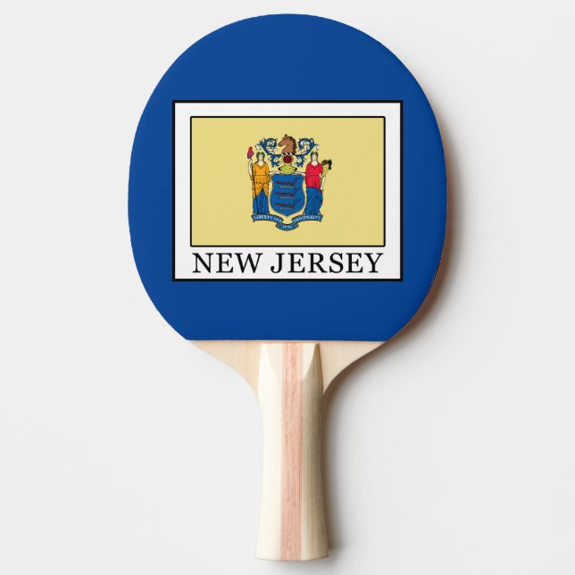 Raquete De Tênis De Mesa Nova Jersey (Frente)