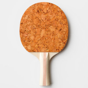 Raquete De Tênis De Mesa Olhar de madeira robusto da grão da cortiça