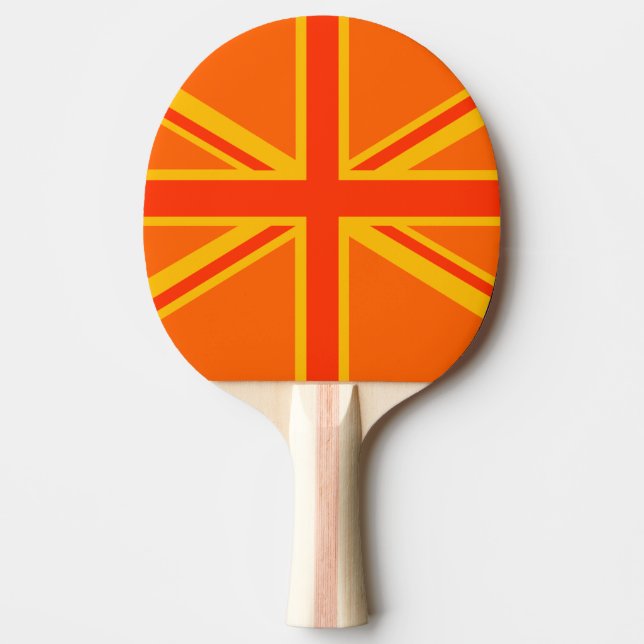 Raquete De Tênis De Mesa Orange Union Jack (Frente)