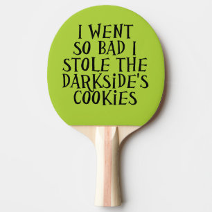 Raquete De Tênis De Mesa Os cookies do lado negro