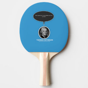 Raquete De Tênis De Mesa Pá de Pong do sibilo de Thomas Jefferson