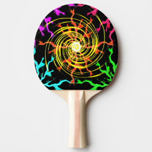 Raquete De Tênis De Mesa Pá de Pong do sibilo do furacão do relâmpago