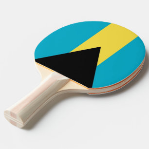 Raquete De Tênis De Mesa Pá do pong do sibilo com a bandeira de Bahamas