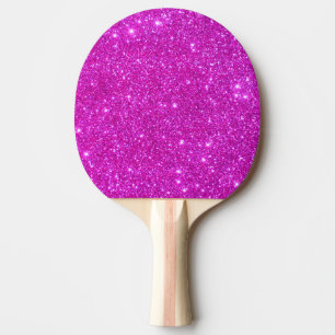 Raquete De Tênis De Mesa Pá feminino 2 de Pong do sibilo do brilho Sparkly