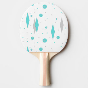 Raquete De Tênis De Mesa Pad do Ping do Diamante e do Starburst Turquoise R