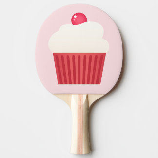 Raquete De Tênis De Mesa Padrão de Cupcakes cúbicos