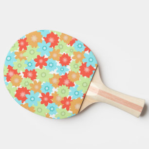 RAQUETE DE TÊNIS DE MESA PADRÃO DE FLOR