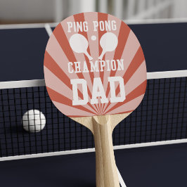Raquete De Tênis De Mesa Pai Champion Red Ping Pong Paddle
