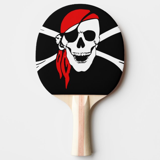 Raquete De Tênis De Mesa pala tenis de mesa "pirata". (Frente)