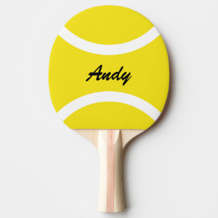 Raquete De Tênis De Mesa Pás amarelas do pong do sibilo dos tabletennis da