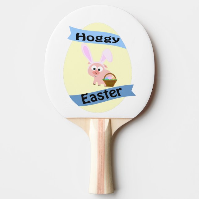 Raquete De Tênis De Mesa Páscoa Hoggy! (Frente)