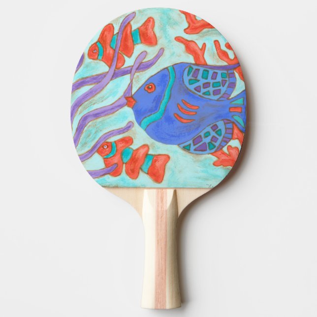 Raquete De Tênis De Mesa Peixe de pop (Frente)